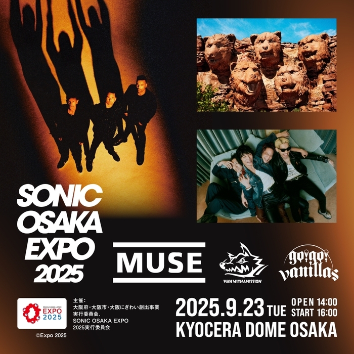 MUSE / MAN WITH A MISSION / go!go!vanillas