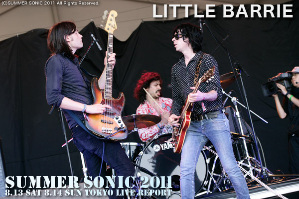 LITTLE BARRIE｜SUMMER SONIC 2011 | Skream! ライヴ・レポート 邦楽