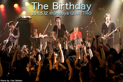 ニュー・アルバム明後日発売！The Birthdayライヴレポートをアップしました！