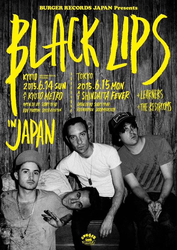 BLACK LIPS、6月に東京と京都で4年ぶりの来日公演が決定