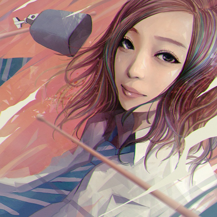 赤い公園の歌川菜穂（Dr）、デジタル・アーティスト"wataboku"とのコラボ・イラスト公開