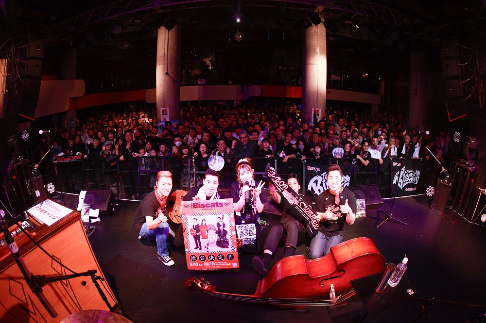 The Biscats、ロカビリーの聖地 渋谷公会堂（LINE CUBE SHIBUYA