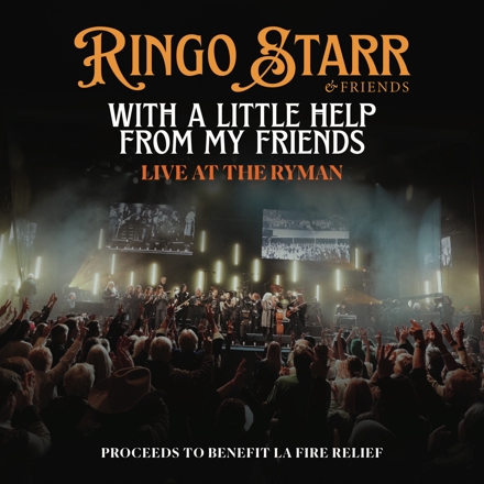 Ringo Starr、LA山火事被害者支援のチャリティ・シングル「With A Little Help From My Friends: Live At The Ryman」リリース。Jack White、Billy Strings、Sheryl Crow等参加