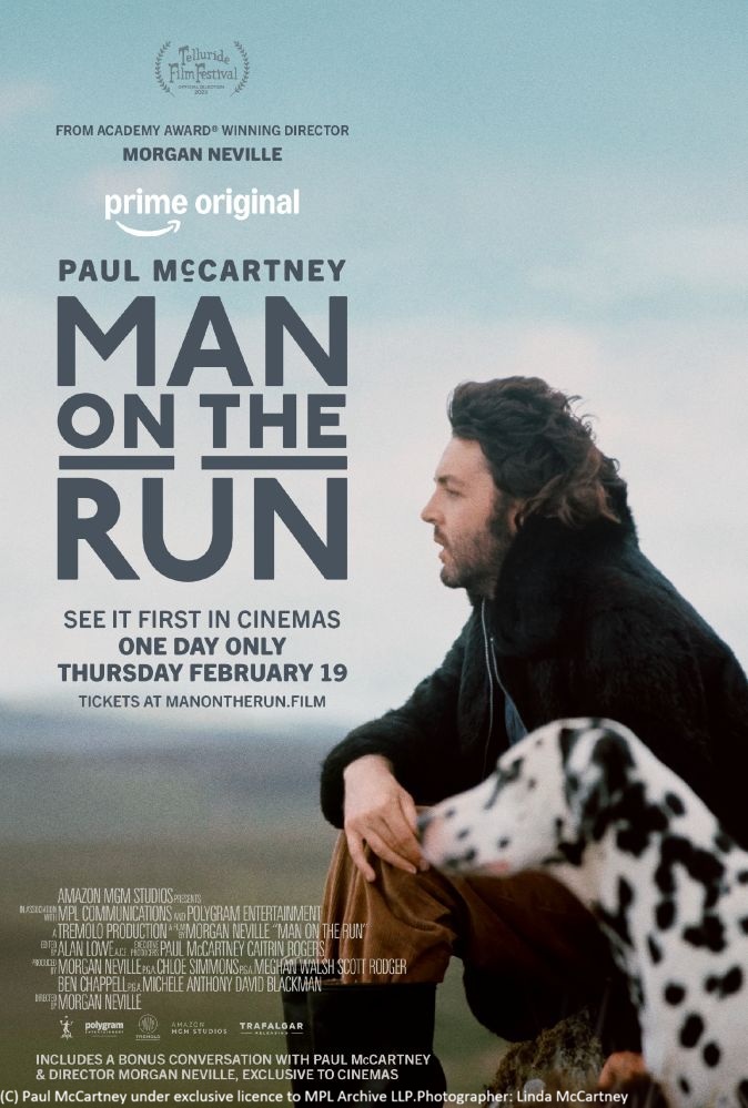 2/19全世界同日劇場特別上映の"ポール・マッカートニー：マン・オン・ザ・ラン"、TOHOシネマズ シャンテ＆ミッドランドシネマ 名古屋空港にて緊急追加上映決定