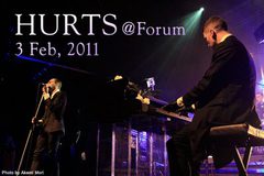 HURTS ロンドン公演のレポートをアップしました。