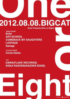 “8ottoの日”BIG CATに、ART、CBMD、LOSTAGE、Sawagiが集結