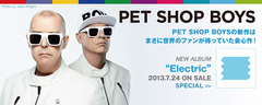 SUMMER SONIC、SONICMANIAにて6年ぶりの来日を果たすPET SHOP BOYSの特設ページを公開。徹底的にアッパーでポップな会心の新作『Electric』を7/24リリース