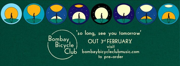 UKインディ・ロック界の星BOMBAY BICYCLE CLUB、2/4リリースのニュー・アルバム『So Long, See You Tomorrow』より「Luna」の音源を公開