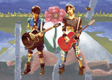 注目の兄弟ギター・ロック・デュオ TarO&JirO、12/10にリリースする1stフル・アルバム『Piranha』のジャケット＆収録曲「Cube」のMV公開