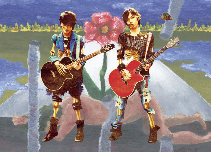 注目の兄弟ギター・ロック・デュオ TarO&JirO、12/10にリリースする1stフル・アルバム『Piranha』のジャケット＆収録曲「Cube」のMV公開