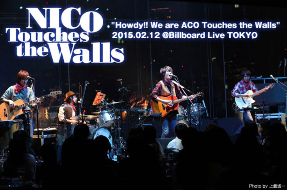 NICO Touches the Wallsのライヴ・レポートを公開。4人の魅力を剥き身の演奏で印象づけたアコースティック・ライヴ、Billboard  Live東京公演をロング・レポート