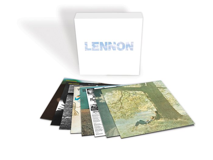 John Lennonのオリジナル・アルバム8枚を集めた重量級アナログ盤BOXセット、6/8にリリース決定。アルバムのアートワークを忠実に再現
