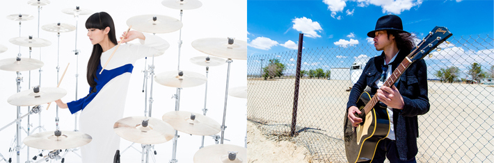 シシド・カフカ、"JOIN ALIVE 2015"のステージに斉藤和義のゲスト参加が決定。6/17に渋谷O-WESTで行われたリリース記念ライヴのダイジェスト映像を公開