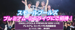 【フォロー＆RTで応募】サマソニで初来日する2015年シンセ・ポップの大本命、SMALLPOOLSの8/18開催プレミアム・ミニ・ライヴに2組4名様をご招待