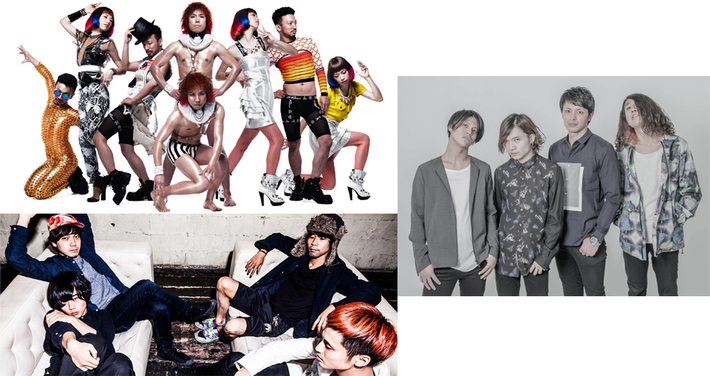 モーモールルギャバン、空きっ腹に酒、感覚ピエロ、11/28に神戸SLOPEにて開催されるタワレコ神戸店主催イベント"神戸心中"の最終ラインナップに決定