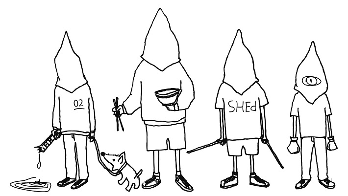 HUSKING BEE、4/8に行うライヴをもって岸野一(Ba/Cho)、山崎聖之(Dr/Cho)が脱退。オリジナル・メンバーの工藤哲也(Ba)が復帰