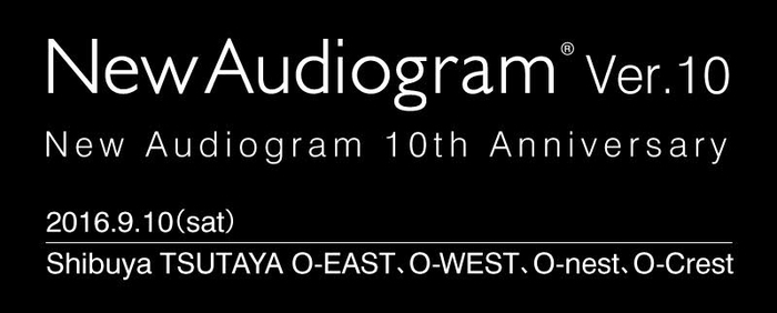 9/10に渋谷にて開催されるライヴ・イベント"New Audiogram ver.10"、第3弾出演アーティストに9mm Parabellum Bullet、COMEBACK MY DAUGHTERSが決定