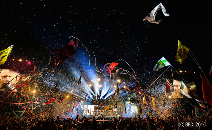 MUSE、COLDPLAY、BECK、THE 1975らが出演した英国最大級フェス"Glastonbury Festival 2016"、9/24にフジテレビNEXTにて特番オンエア決定