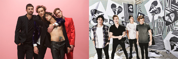 THE 1975、5 SECONDS OF SUMMERのライヴ映像も。 10/30（日）21時～LINE LIVEにて豪華洋楽アーティスト映像が一挙オンエア