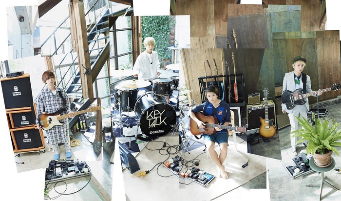 KEYTALK、4/22に4thアルバム『PARADISE』のマッチング・バンド・スコア発売決定
