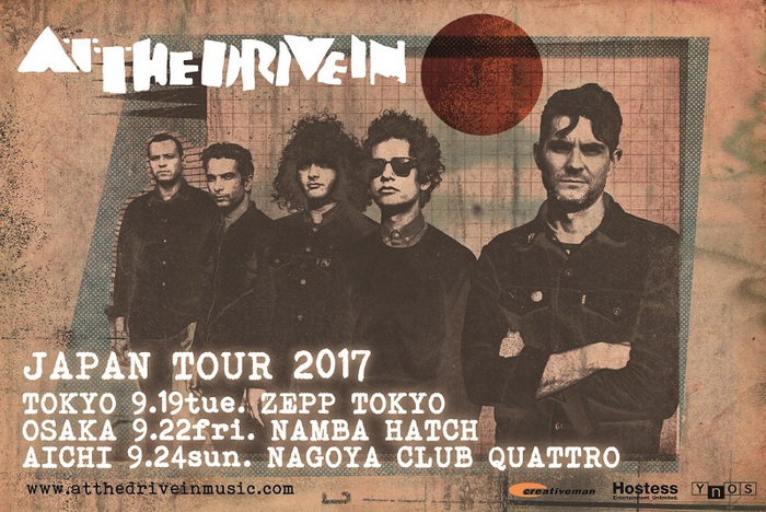 AT THE DRIVE IN、9月に東名阪ジャパン・ツアー開催決定