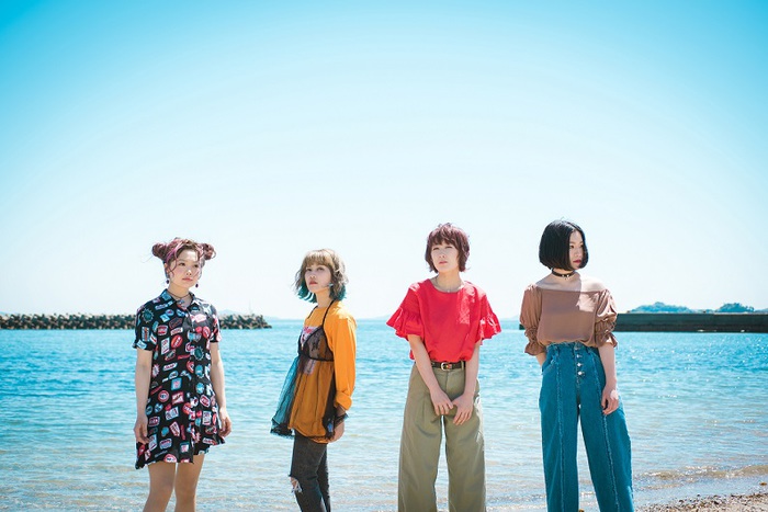 愛知発ガールズ・バンド"ポタリ"、7/5にニュー・シングル『夏の言い訳』リリース決定。新ヴィジュアルも公開