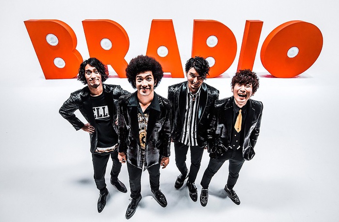 BRADIO、本日放送のラジオ番組にてメジャー第1弾シングル表題曲「LA PA PARADAISE」オンエア決定。"六本木マハラジャ"でリリース・イベントも