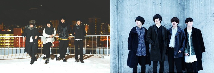 アルクリコール＆Anger Jully The Sun、共同リリース・ツアー決定。北海道公演はゲストにHalo at 四畳半迎え3デイズ開催