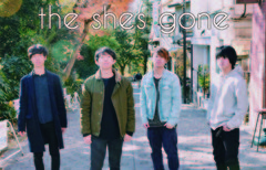 平均年齢21歳のロック・バンド the shes gone、1stシングル『想いあい/young』より「想いあい」MV公開