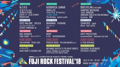 "FUJI ROCK FESTIVAL '18"、7/28にJohnny Marr出演決定。James Bayは出演キャンセル
