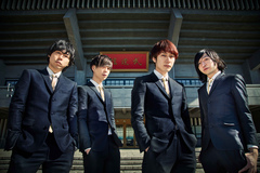 THE BAWDIES、12/12にニュー・シングル『HAPPY RAYS』リリース決定。"日本武道館公演記念パッケージ"には["わっしょい"法被]特製グッズも