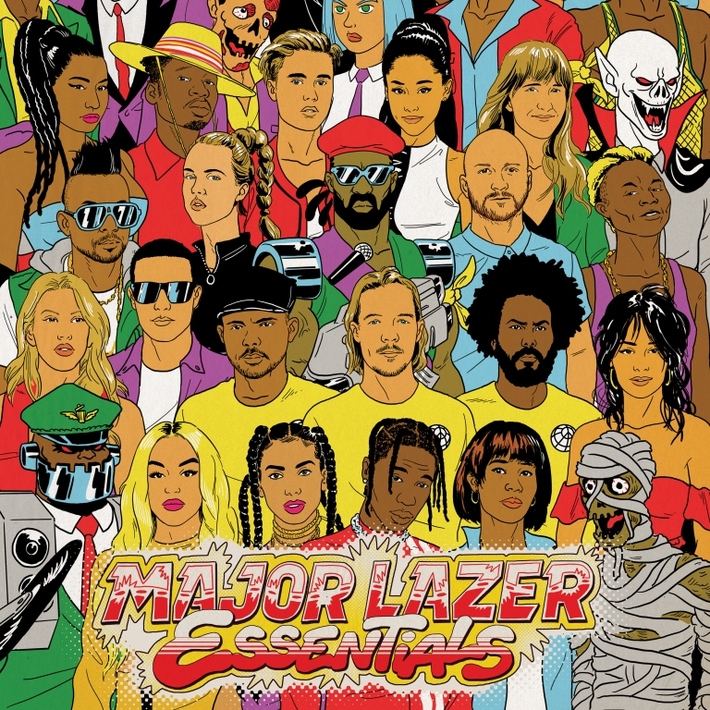 MAJOR LAZER、全キャリアから余すことなくヒット曲を集めたベスト・アルバム『Major Lazer Essentials』本日10/19配信スタート