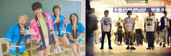 四星球 × OVER ARM THROW、1/14に熊谷HEAVEN'S ROCK VJ-1にてツーマン・ライヴ開催決定