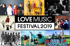 "LOVE MUSIC FESTIVAL"、6/1-2幕張イベントホールで開催決定。第1弾出演者にBiSH、スカパラ、電話ズ、ビーバー、SHISHAMO、感エロら8組発表