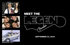 Char、ポルカドットスティングレイ、CHAI出演。Fenderによるライヴ・イベント[Fender presents "Meet the Legend"]、9/23恵比寿ザ・ガーデンホールにて開催