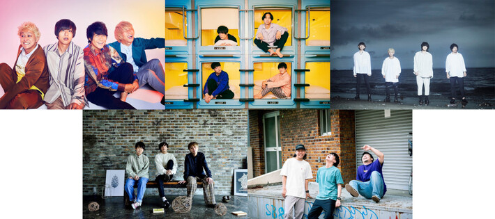 KEYTALK、マカロニえんぴつ、ユアネス、FOMARE、KUZIRA出演。"J-WAVE THE KINGS PLACE LIVE Vol.19"、3/29にZepp DiverCityで開催決定