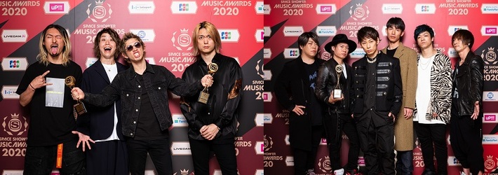 "SPACE SHOWER MUSIC AWARDS 2020"受賞アーティスト／作品発表。UVERworld、BUMP、イエモン、ヒゲダンら豪華出演者が続々登壇。最優秀アーティストはONE OK ROCK
