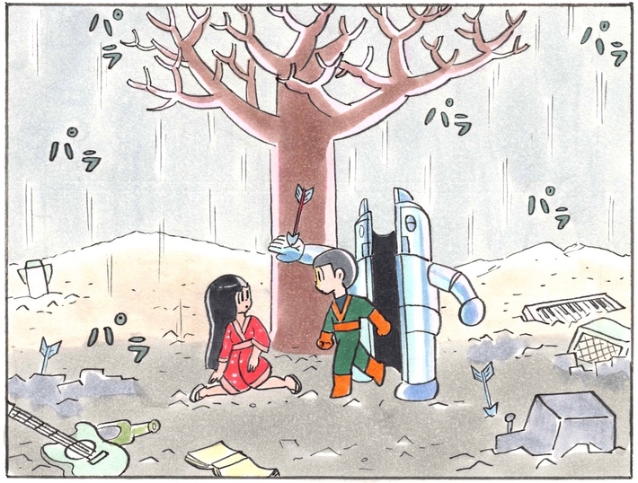 やくしまるえつこ、"わたしは人類"モチーフのタムくん描き下ろしによるマンガをYouTubeで公開