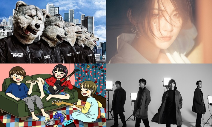 Jean-Ken Johnny（マンウィズ）、宮崎朝子（SHISHAMO）、山村隆太（flumpool）、家入レオが5/25より放送のFM802"TACTY IN THE MORNING"でクイズ企画に挑戦