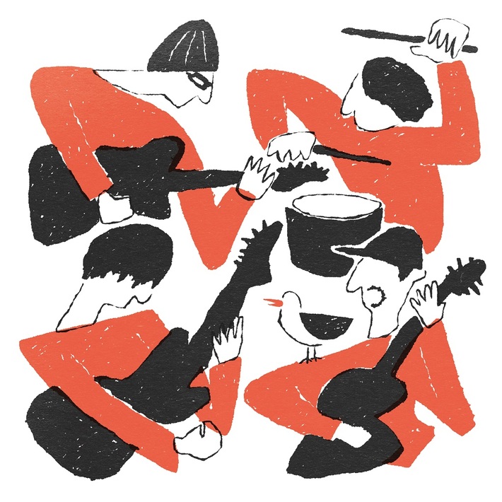 uminecosounds、5/27リリースの5年ぶりのニュー・アルバム『味噌』より「赤くなる」MV公開