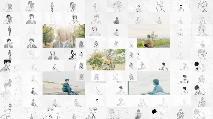 SHE'S、7/1リリースのニュー・アルバム『Tragicomedy』よりファンから募った約2,000枚のイラストと実写を合わせた「One」MV公開