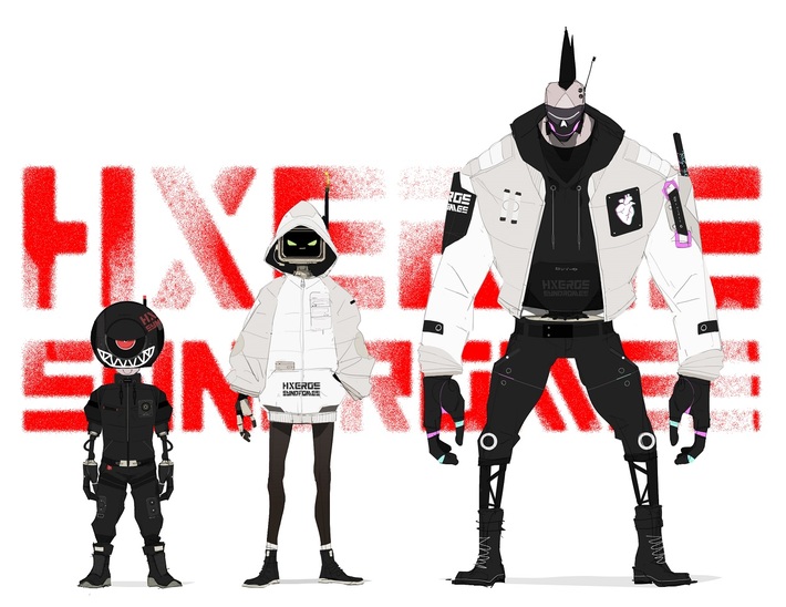 BURNOUT SYNDROMESプロデュースのスペシャル・ユニット"HXEROS SYNDROMES"、1stシングル『Wake Up H×ERO! feat.炎城烈人(CV:松岡禎丞)』8/26リリース決定