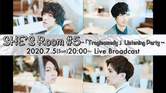 SHE'S、ニュー・アルバム『Tragicomedy』をみんなで一斉に試聴する"SHE'S Room #5 ～「Tragicomedy」Listening Party～"決定