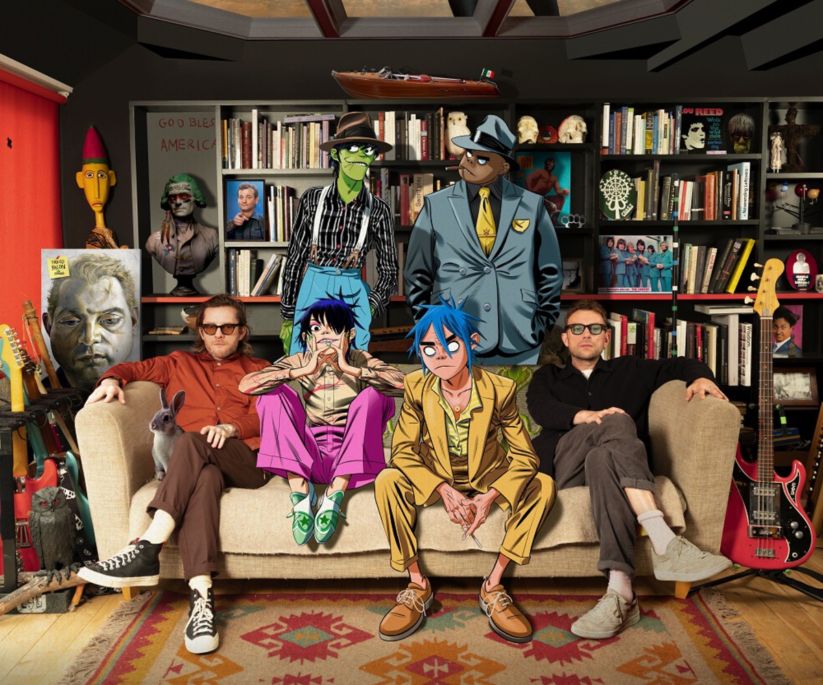 Gorillaz ニュー アルバム Song Machine Season One Strange Timez より新曲 The Pink Phantom Ft Elton John 6lack リリース Eltonがカートゥーン キャラに変身したmvも公開