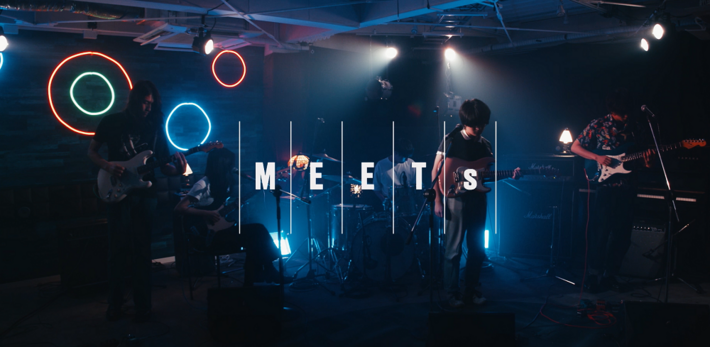 No Buses×ステレオガールが初回に登場。インディー・シーンで話題のアーティスト2組による共演企画"MEETs"がスタート