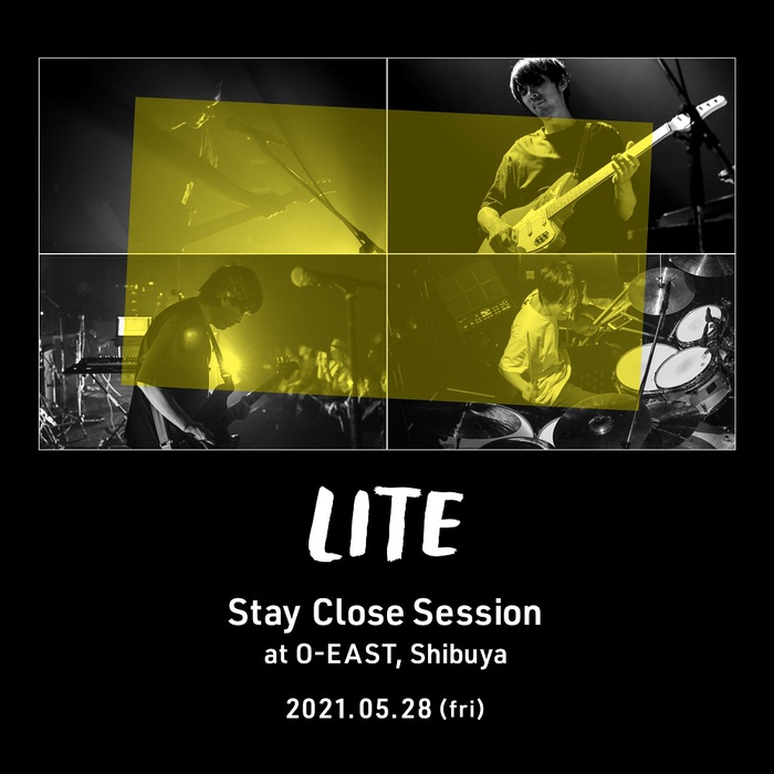 LITE、渋谷O-EASTにてワンマン・ライヴ"Stay Close Session"開催決定。劇伴を担当した映画"騙し絵の牙"オリジナル・サウンドトラック本日3/26リリース