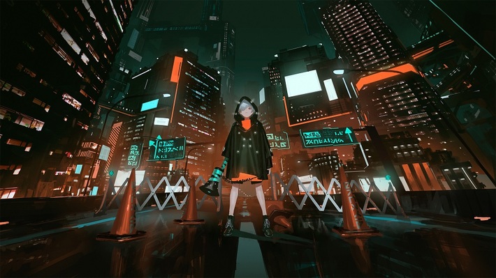 EXiNA、ニュー・シングル『DiViNE』岸田メルによる描き下ろしアニメ・ジャケット公開