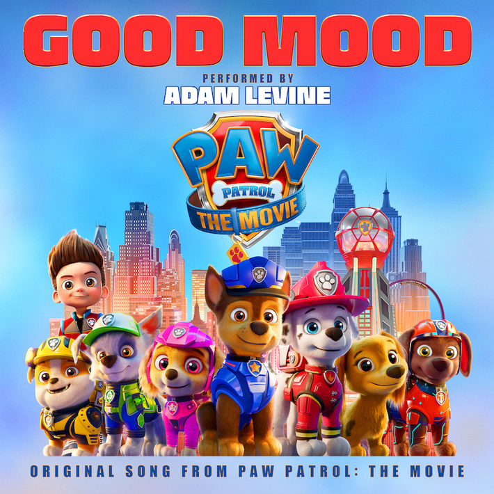 Adam Levine（MAROON 5）、映画"パウ・パトロール ザ・ムービー"主題歌「Good Mood」リリース