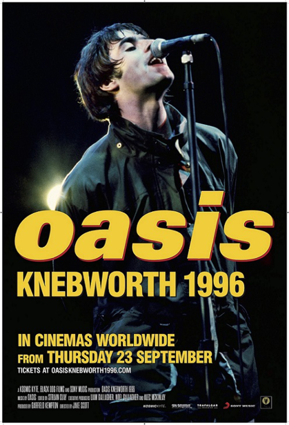 Oasis 映画 オアシス ネブワース1996 9 23日本公開決定 名曲 Morning Glory Don T Look Back In Anger 使用した予告映像公開 ライヴ盤11 19リリースも