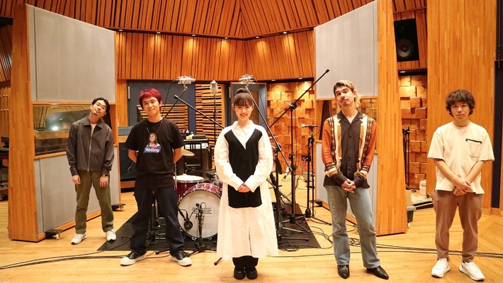 福原 遥、OKAMOTO'S招いた新曲が主演ドラマ"アンラッキーガール"主題歌に決定